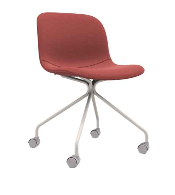 Troy 4 Star Wheels Magis Upholstered Chair