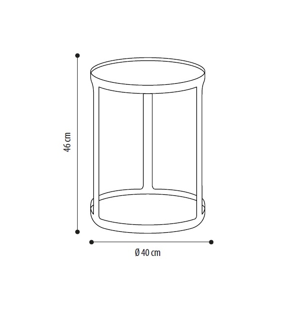 Bergère Conte Casa Side Table