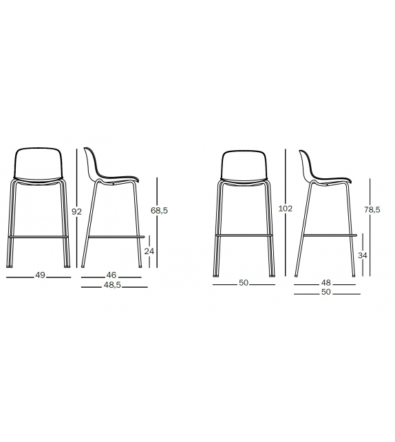 Troy Magis Beech Gepolsterter Hocker