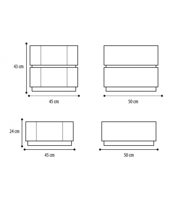 Oke Conte Casa Table De Chevet