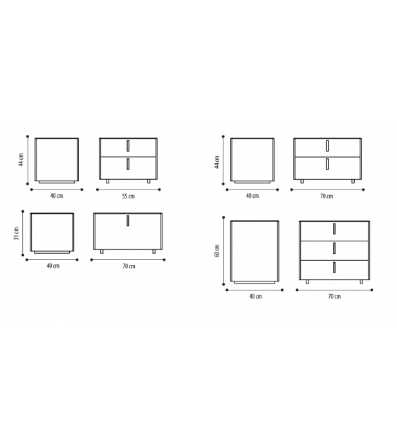 Nuage Conte Casa Nachttisch