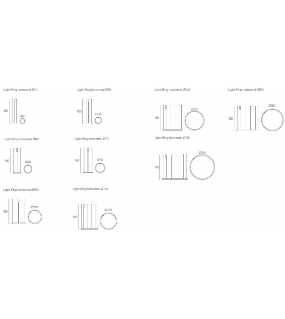 Henge Light Ring Horizontal Suspension