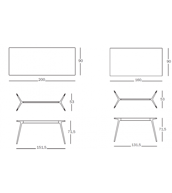 Baguette Magis Table