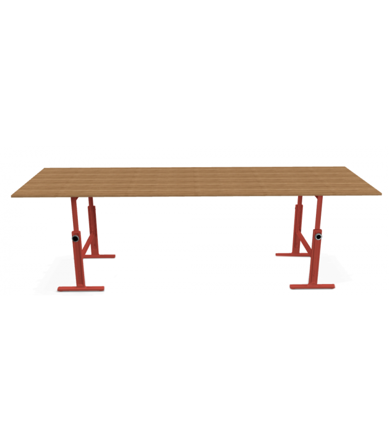 Brut Magis Table with Trestles