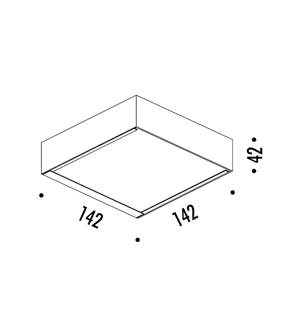 Toast Davide Groppi Wandleuchte