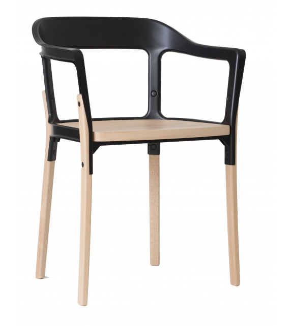 Steelwood Magis Chaise avec Accoudoirs