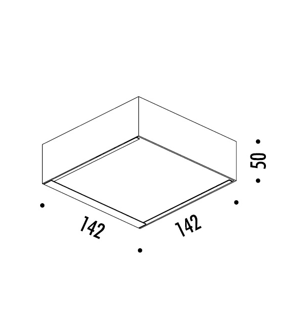 Toast Led Davide Groppi Applique