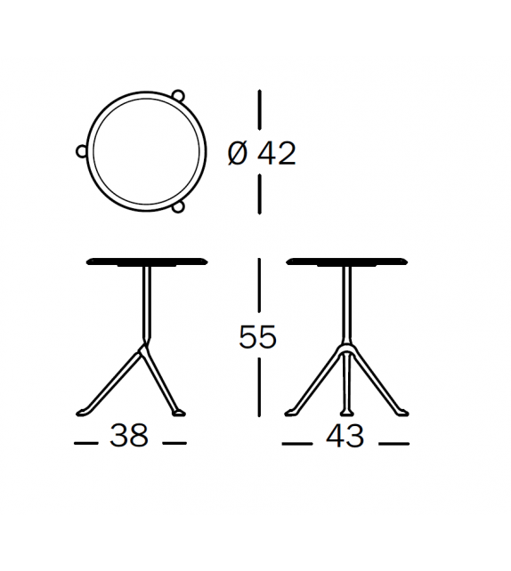 Officina Table Magis Runder Tisch