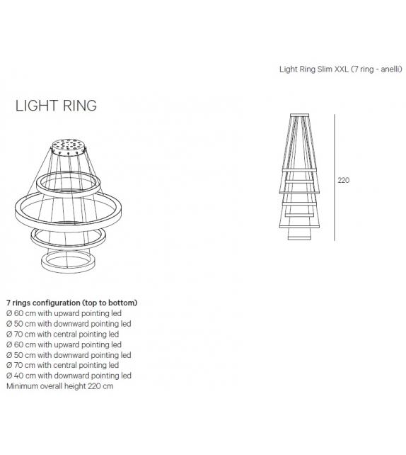Light Ring Slim XXL Henge Lámpara de Suspensión