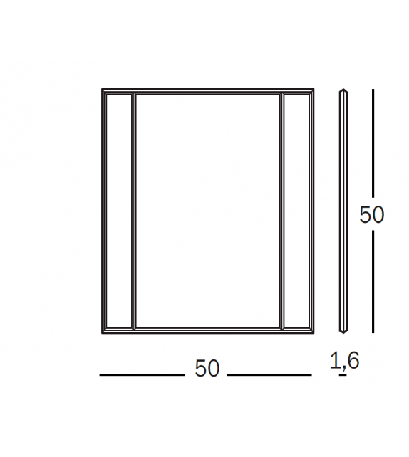 Vitrail Magis Specchio Quadrato