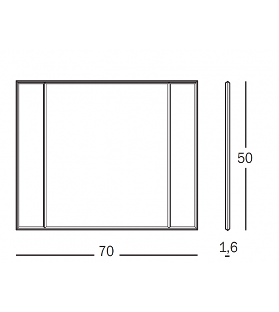 Vitrail Magis Espejo Rectangular