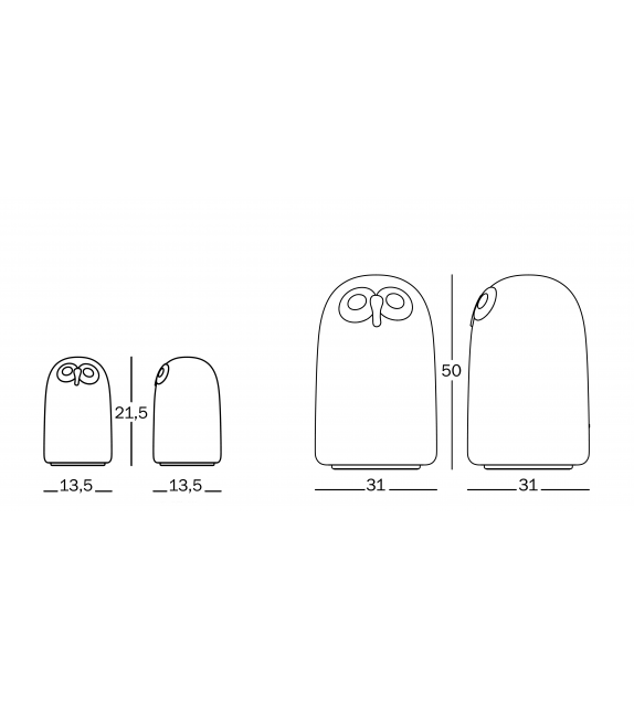 Linnut Sulo Magis Licht-Skulptur