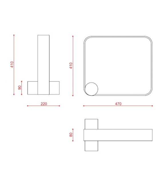 Listo para entregar - 563 Nastro Tooy Lámpara de Mesa