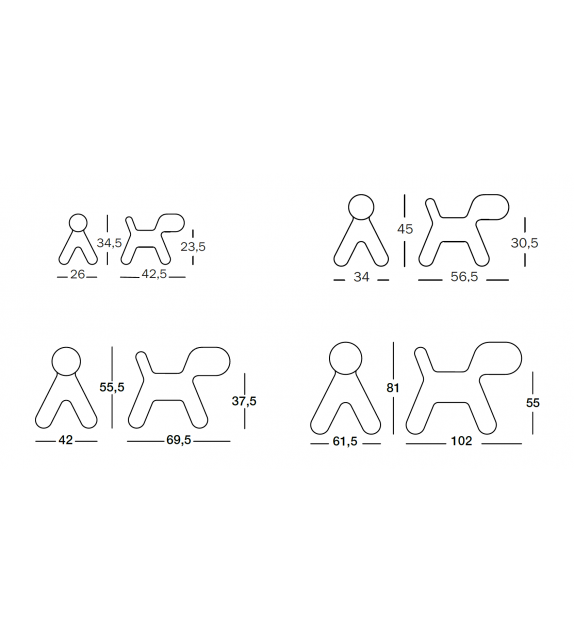 Puppy Magis Me Too Abstract Dog