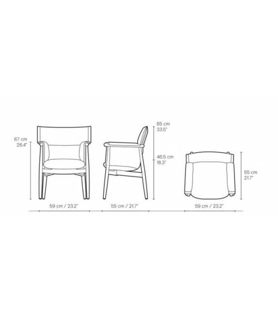 E005 Embrace Carl Hansen & Søn Chaise