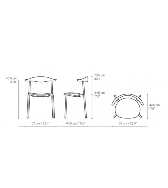 CH88T Carl Hansen & Søn Silla