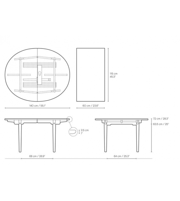 CH337 Carl Hansen & Søn Mesa