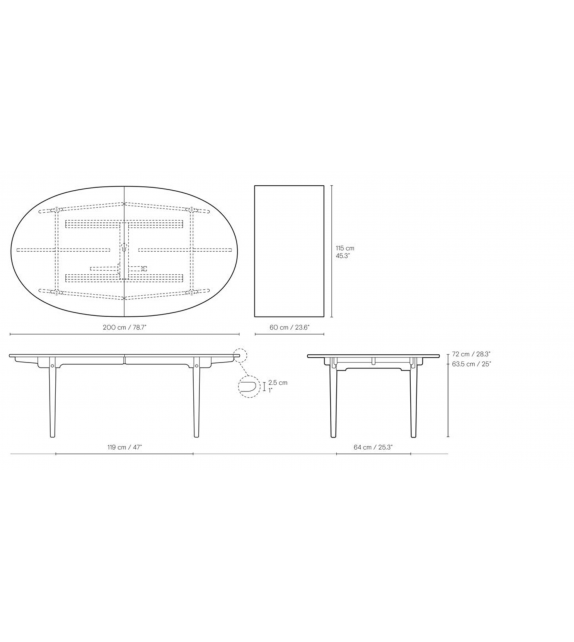 CH338 Carl Hansen & Søn Table