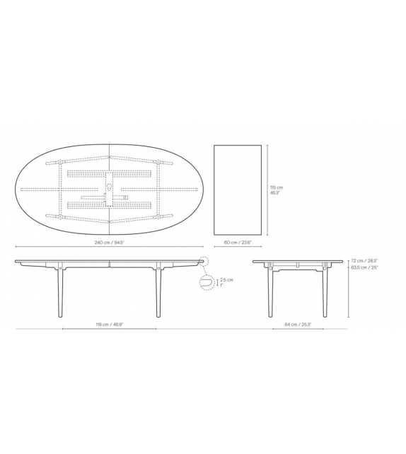 CH339 Carl Hansen & Søn Tisch