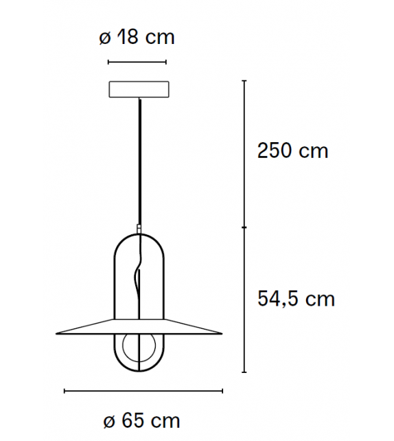 Setareh Fontana Arte Suspension avec Diffuseur