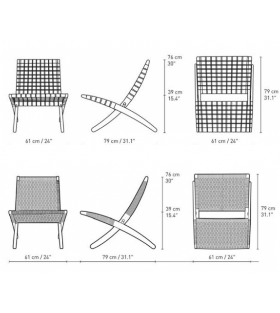 MG501 Cuba Chair Carl Hansen & Søn Sessel