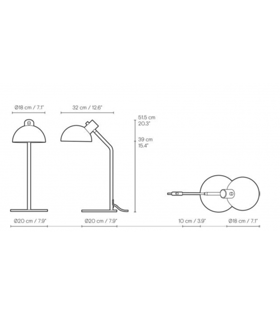 MO310 Carl Hansen & Søn Lampe de Table