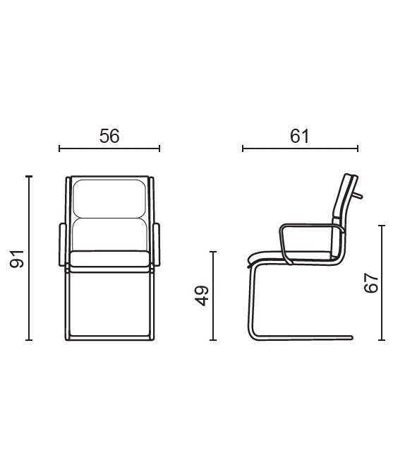 Sky Soft Milani Visitor Chair