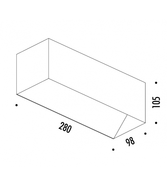 Più Davide Groppi Lampada da Parete