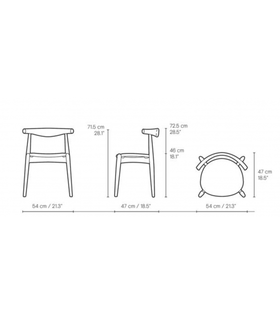 CH20 Elbow Chair Carl Hansen & Søn