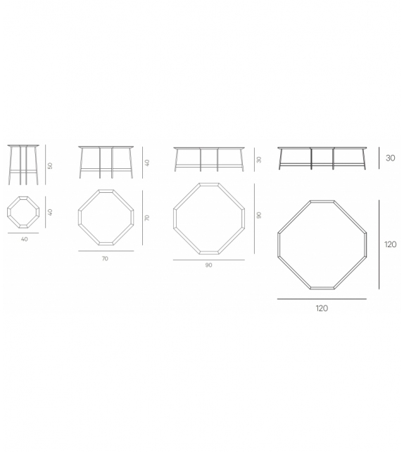 Octagon Henge Coffee Table