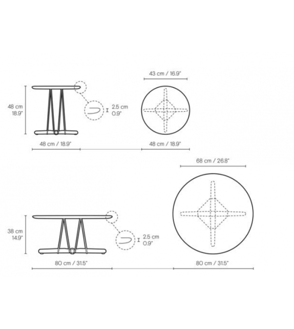 E021 Embrace Carl Hansen & Søn Table D'Appoint