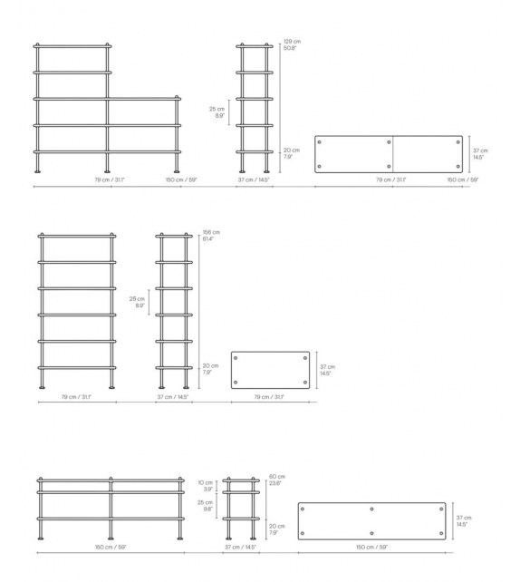 BM0253 Shelving System Carl Hansen & Son D'étagères