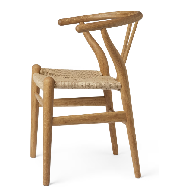 CH24 Blue Wishbone Carl Hansen & Søn Stuhl