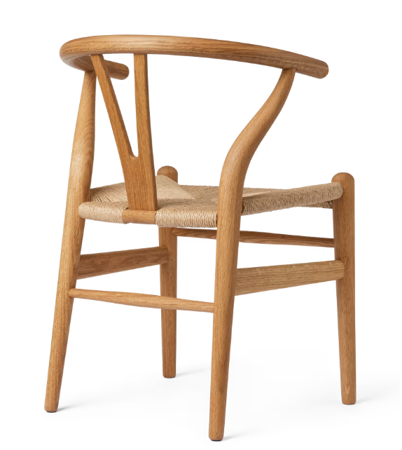 CH24 Blue Wishbone Carl Hansen & Søn Silla