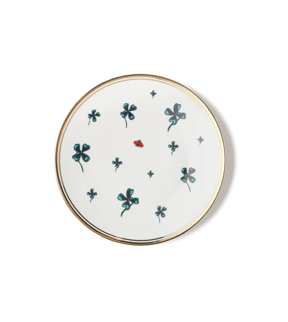 Quadrifoglio e Coccinella Bitossi Home Assiette