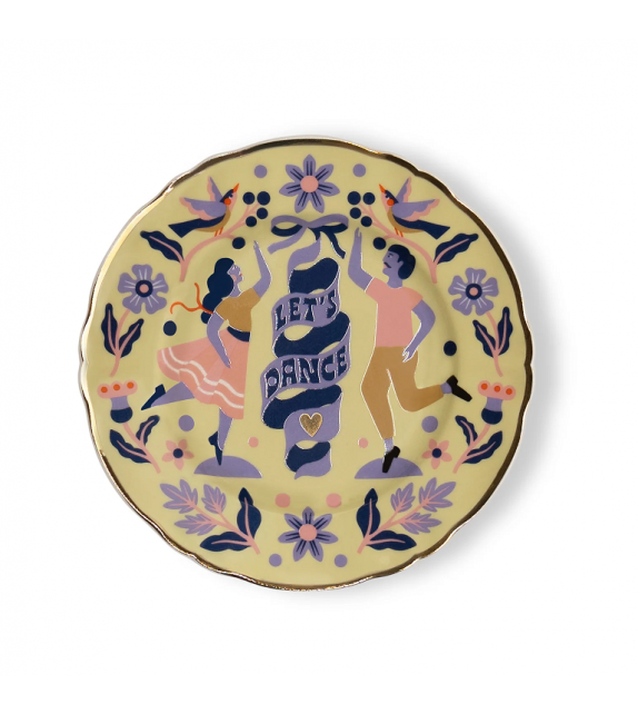 Don't Lose your Fire Bitossi Home Assiette