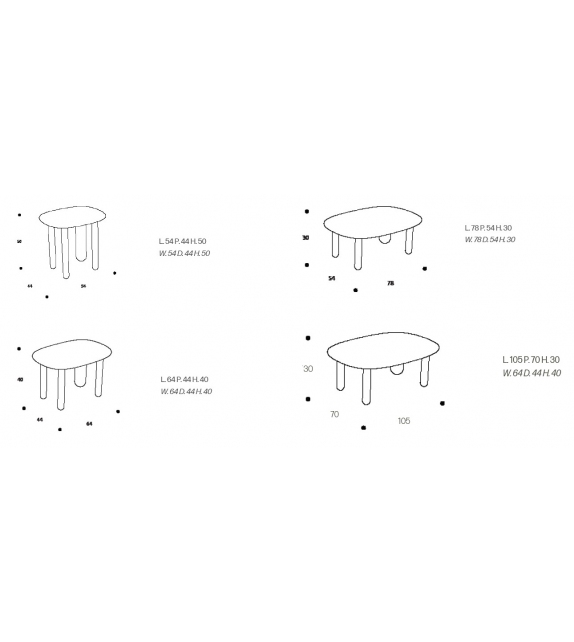Tottori Driade Table Basse