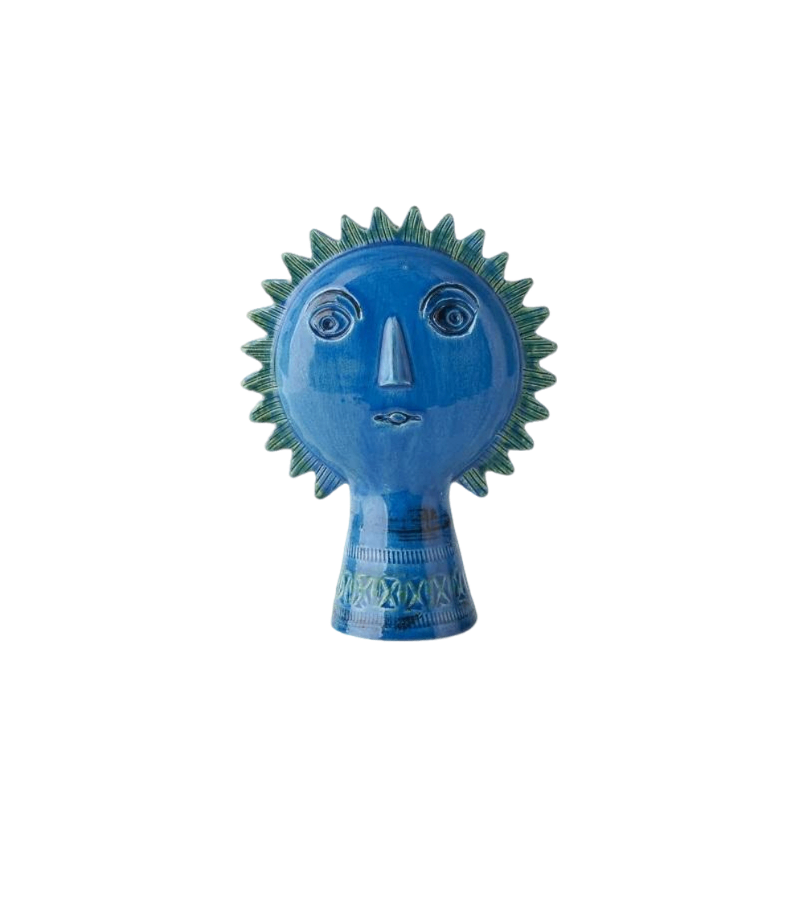 Figura di Sole Bitossi Ceramiche Escultura