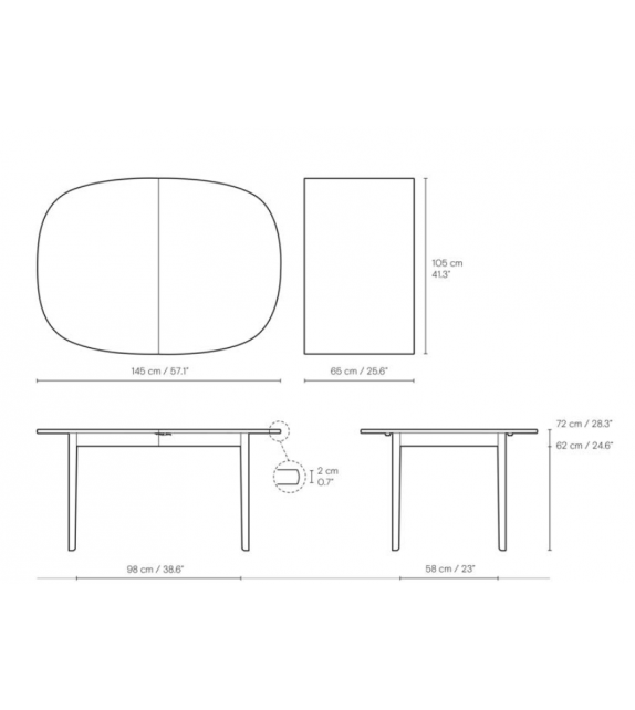OW224 Carl Hansen & Søn Tisch