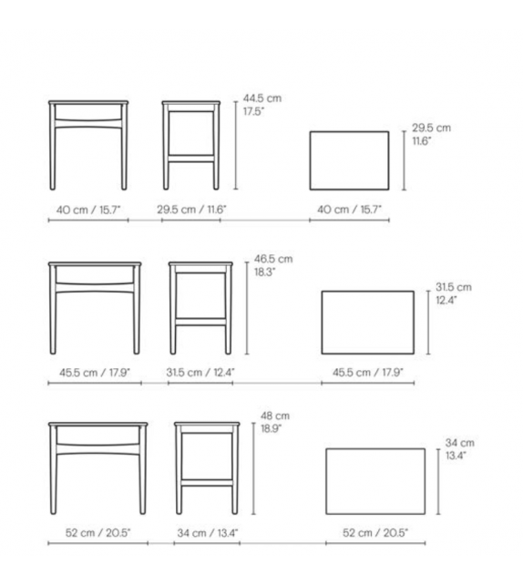 CH004 Carl Hansen & Søn Mesa Auxiliar