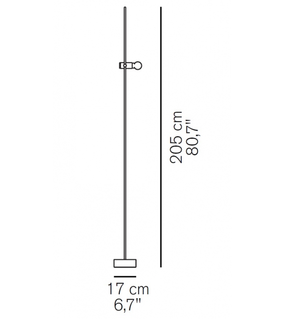 Agnoli Oluce Lampada da Terra