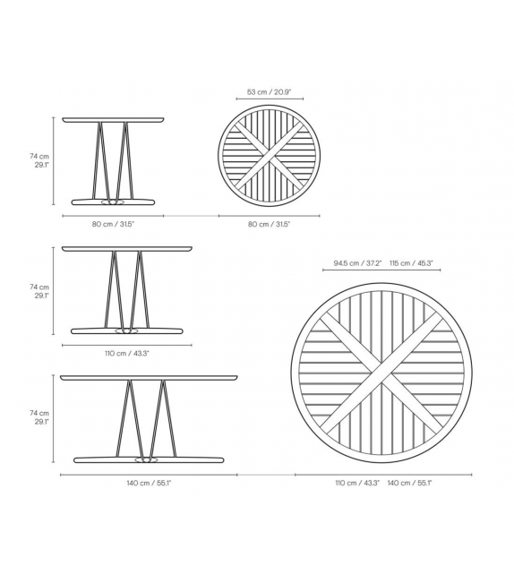 E022 Embrace Carl Hansen & Søn Tavolo