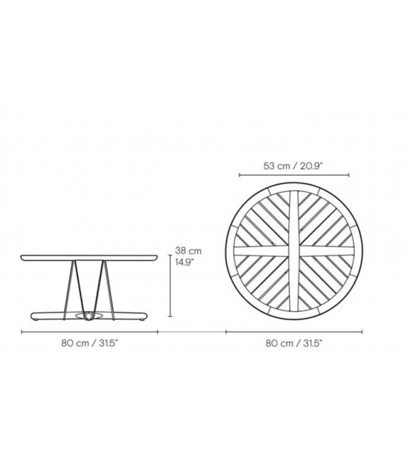 E023 Embrace Carl Hansen & Søn Table Basse