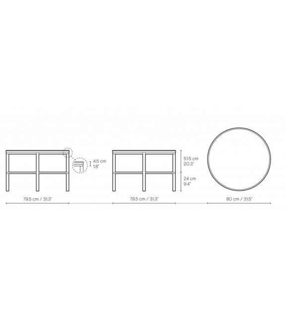 KK66870 Carl Hansen & Søn Table D'Appoint
