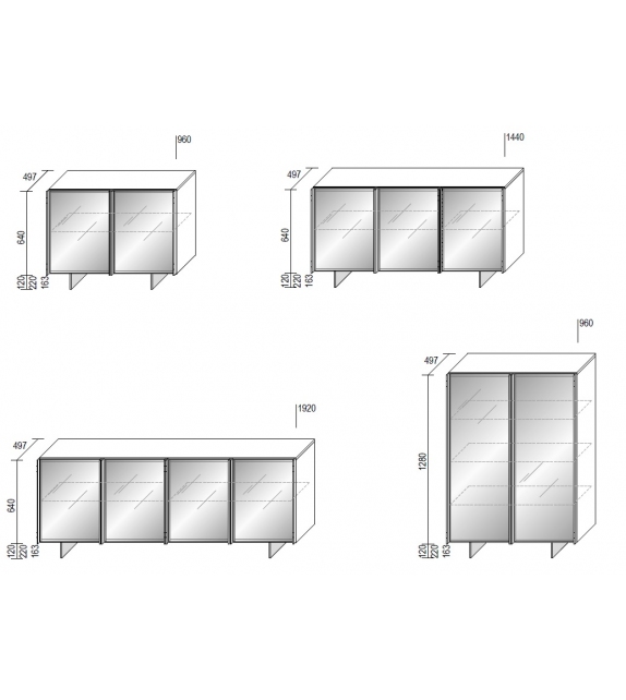 Glass Up Dall'Agnese Buffet