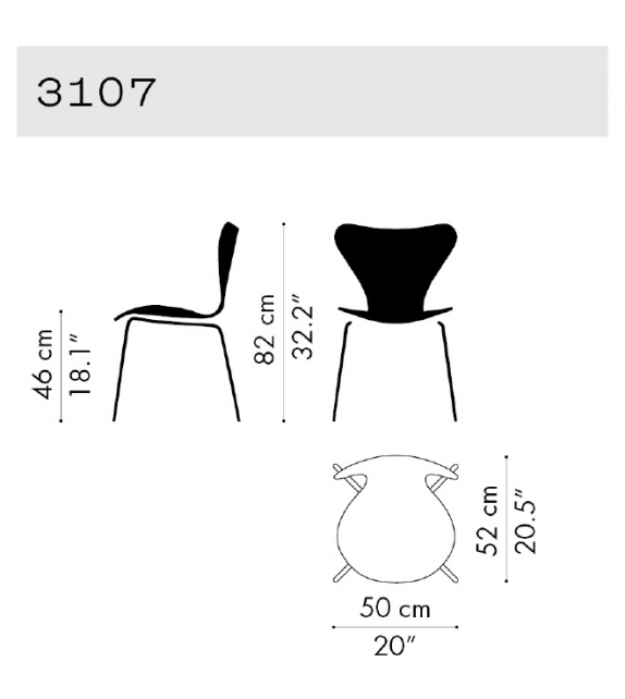 Series 7 Sedia Fritz Hansen