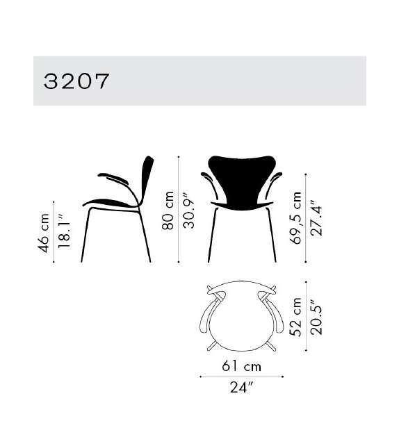 Series 7 Silla Con Apoyabrazos Fritz Hansen