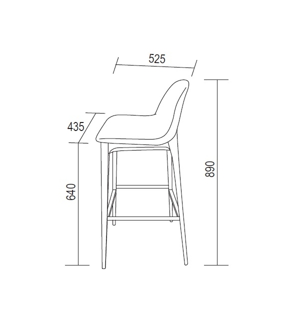 Hull Dall'Agnese Stool