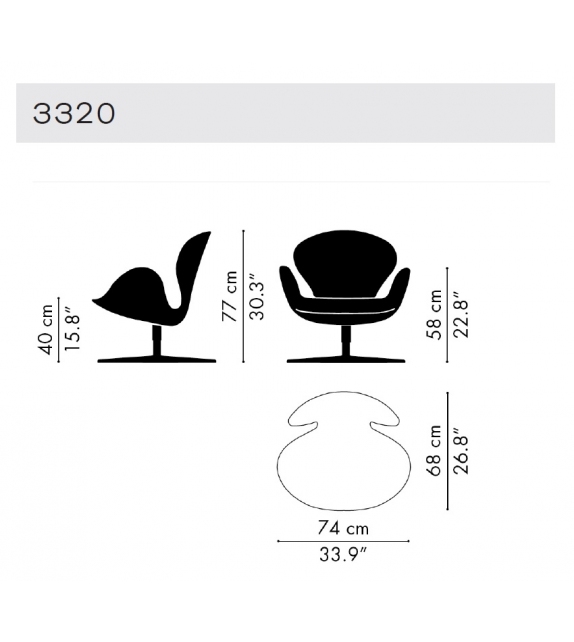 Swan Butaca Fritz Hansen