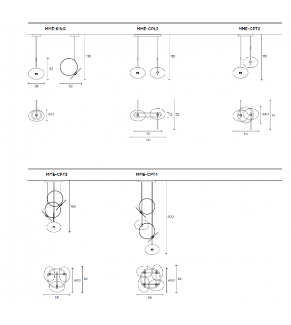 Marry Me Fiam Lampada a Sospensione